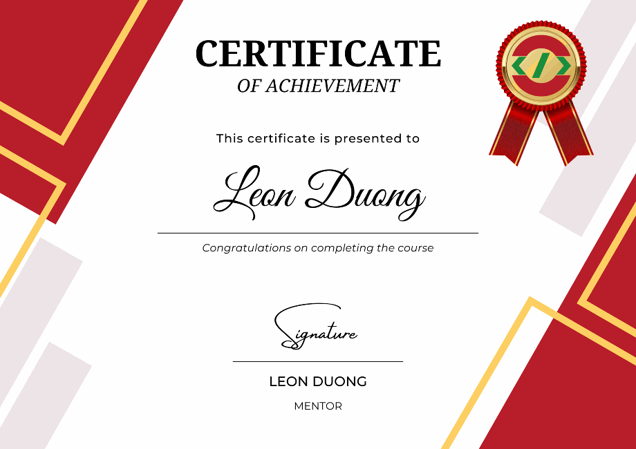 chứng nhận hoàn thành khóa học Tester chứng nhận hoàn thành khóa học Tester
